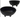 CAST IRON-INCENSE HOLDER  - OVAL CAULDRON