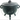 CAULDRON-CAST IRON-TRIPLE MOONS/ Raven4.25″X5″H