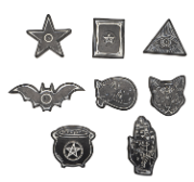 Incense Holders Wicca Set 8pc