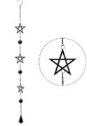 Hanging Decoration/ star/ pentagram/ divine- wind chime