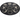 SOAPSTONE INCENSE HOLDER-ROUND-BLACK PENTACLE&MOONS