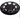 WOOD ROUND INCENSE HOLDER-MOSAIC MOON PHASES BLACK