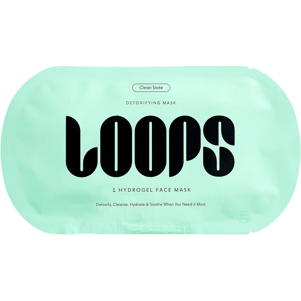 LOOPS Clean Slate Hydrogel Face Mask (single)