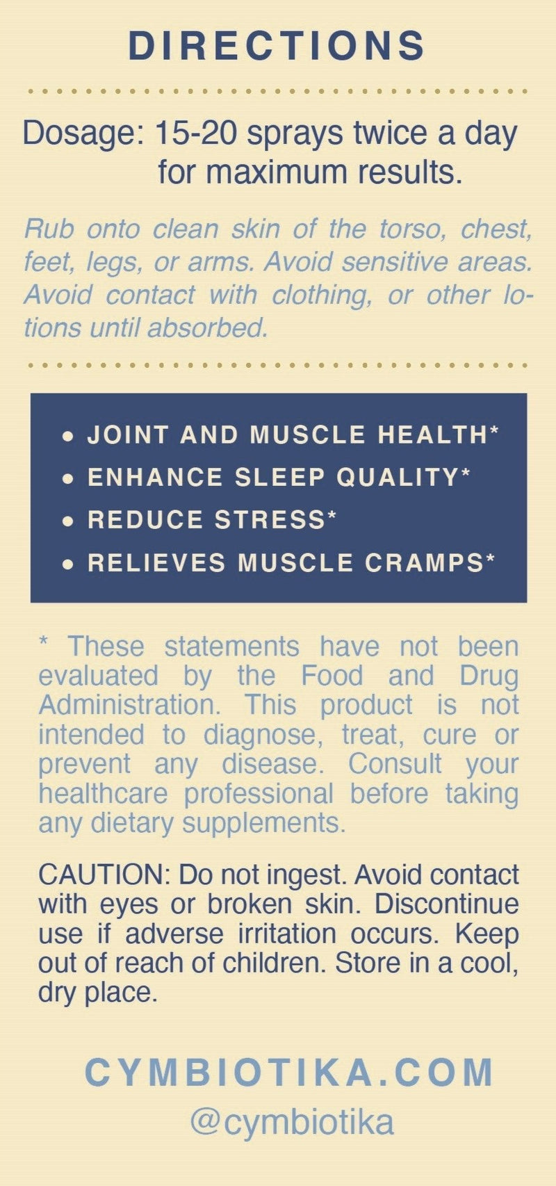 Magnesium TOPICAL